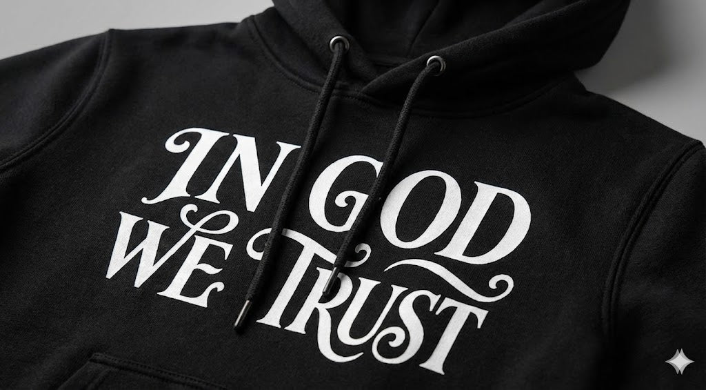 In God We Trust - Premium Statement Hoodie (Black)