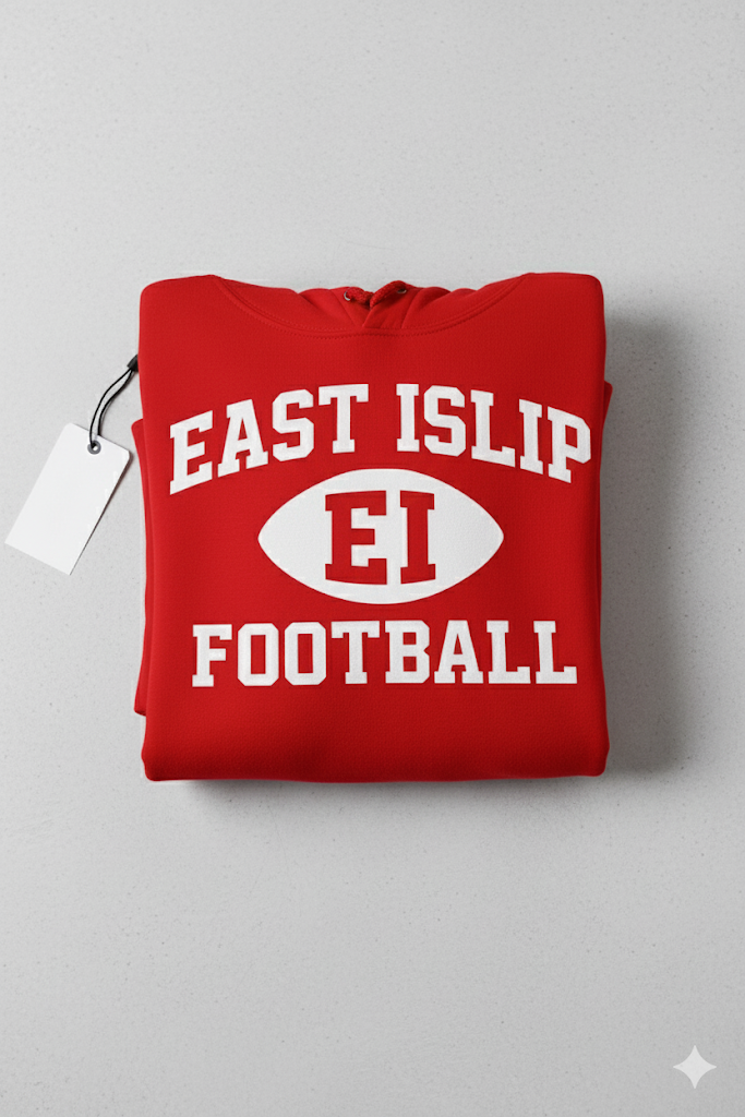 East Islip Football Heavyweight Hoodie