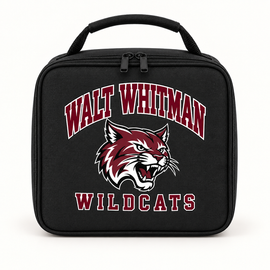 Walt Whitman Wildcats Campus Lunch Bag — Black
