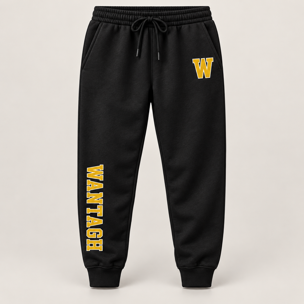 Wantagh Softball Varsity Joggers - Black front