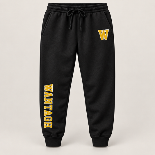 Wantagh Softball Varsity Joggers - Black front