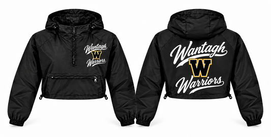 Wantagh Warriors windbreaker front and back