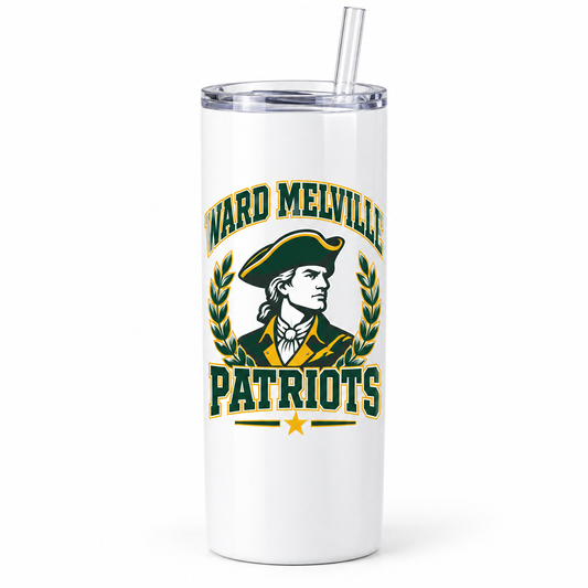 Ward Melville Patriots 20 oz Skinny Tumbler