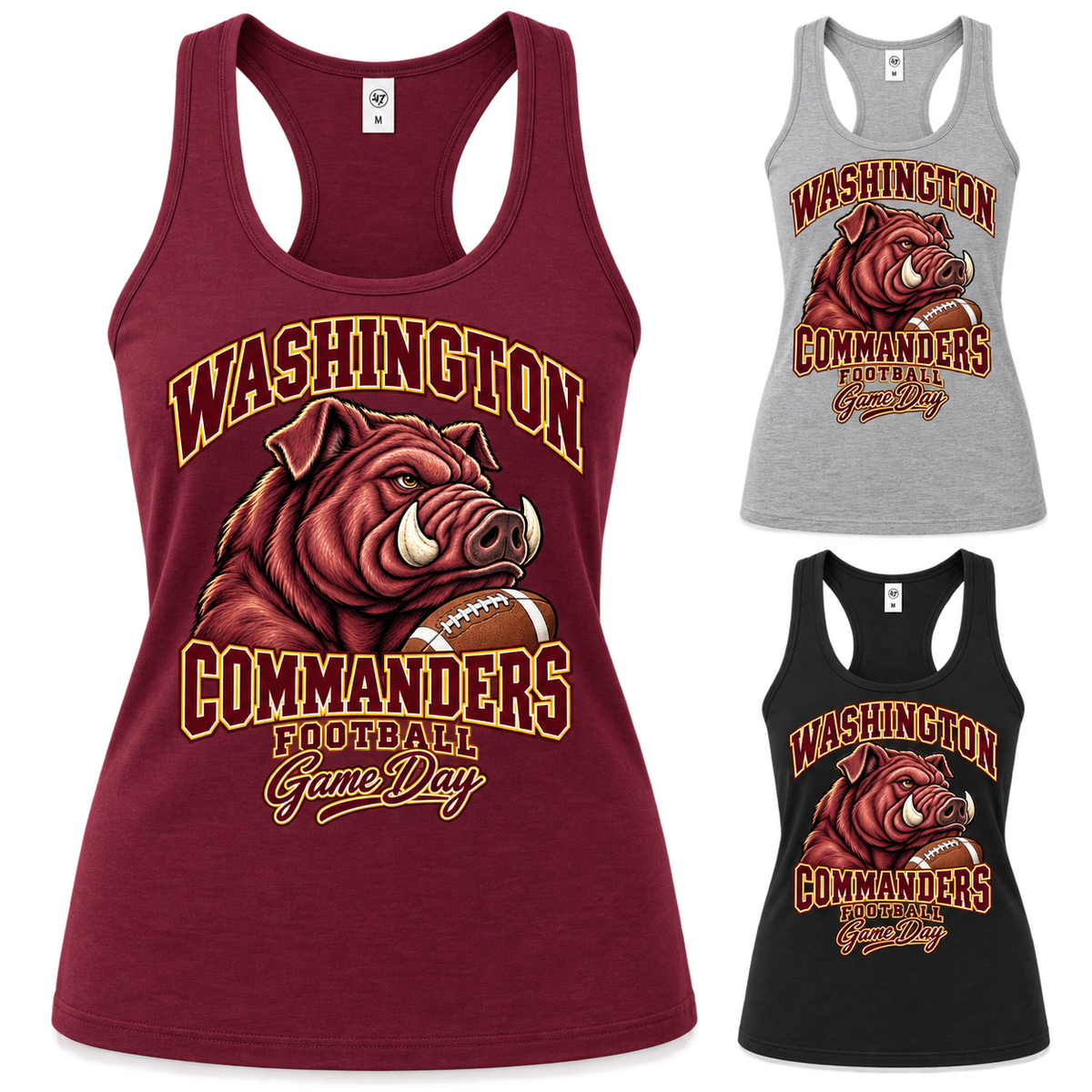 Washington Women's Mascot Racerback Tank — product thumbnail