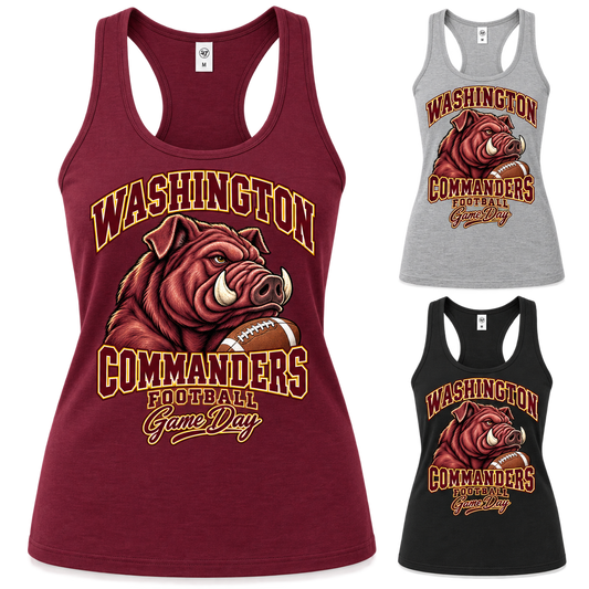 Washington Women's Mascot Racerback Tank — product thumbnail
