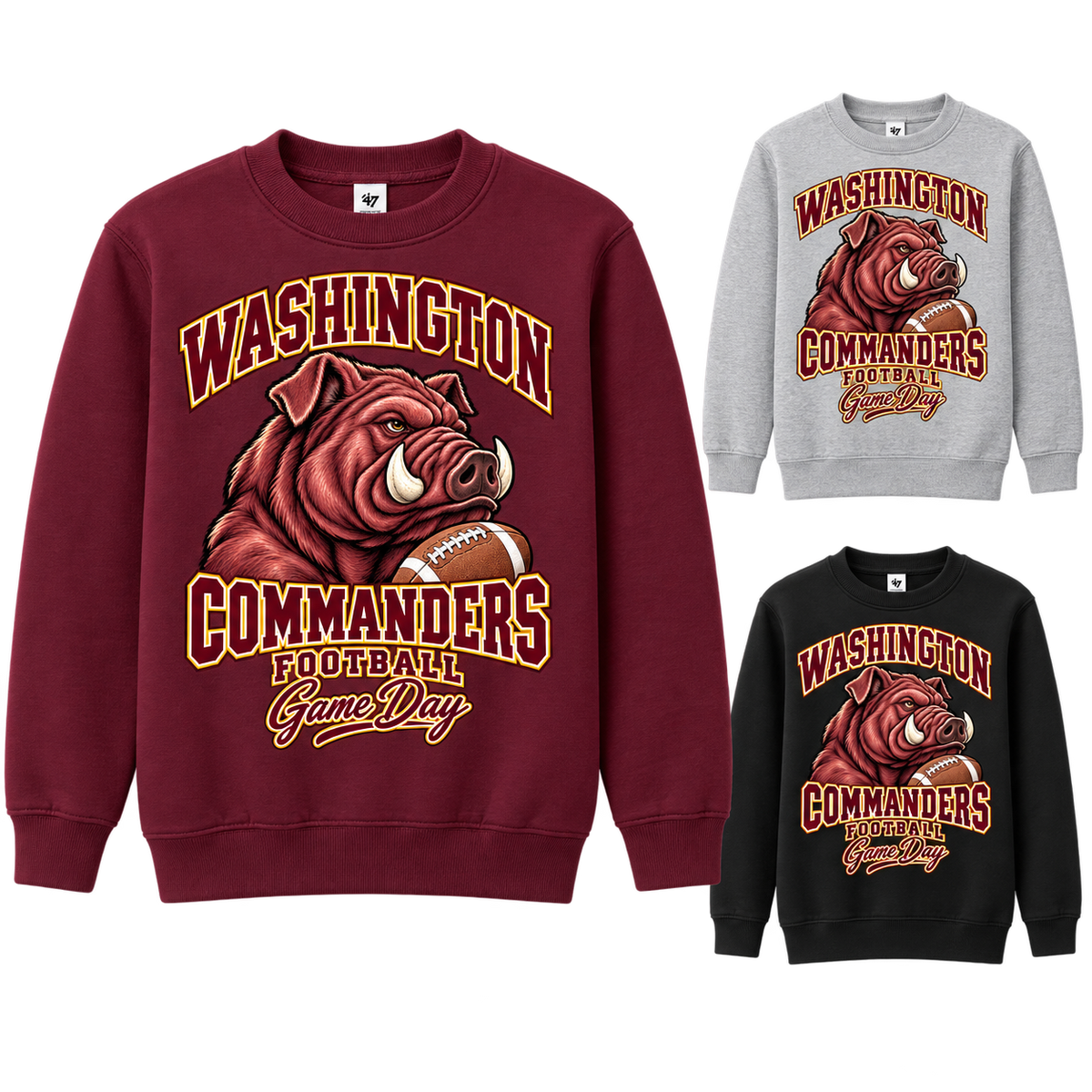 Washington Youth Varsity Mascot Crewneck — product thumbnail