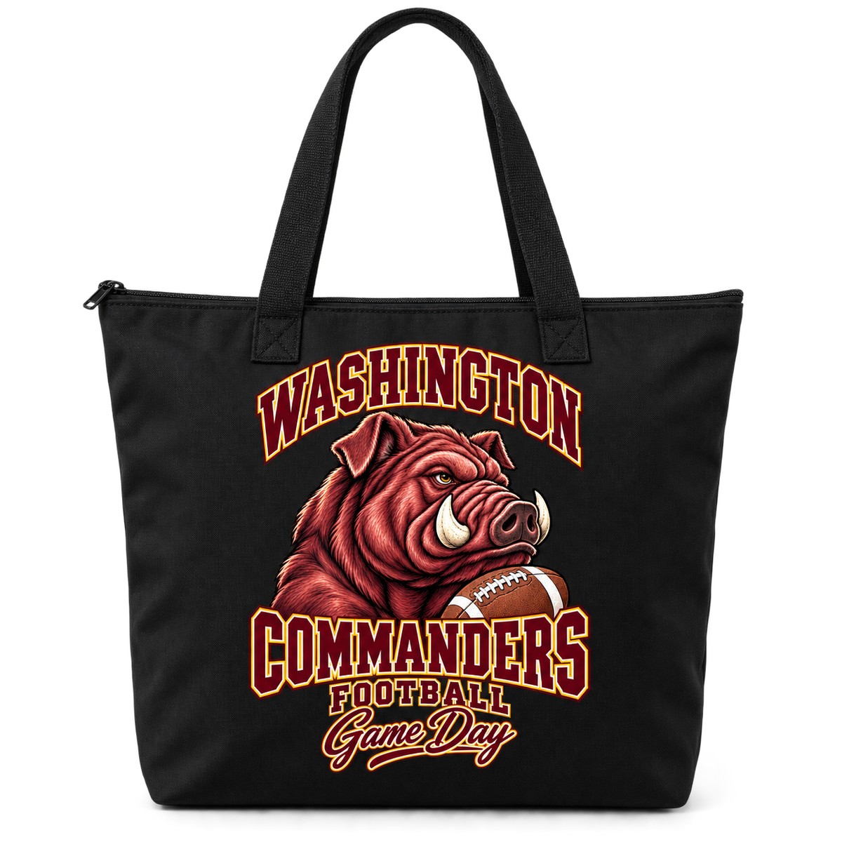 Washington Mascot Zippered Tote Bag — product thumbnail