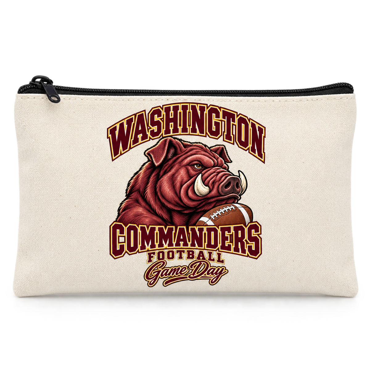 Washington Mascot Zippered Pencil Pouch — product thumbnail