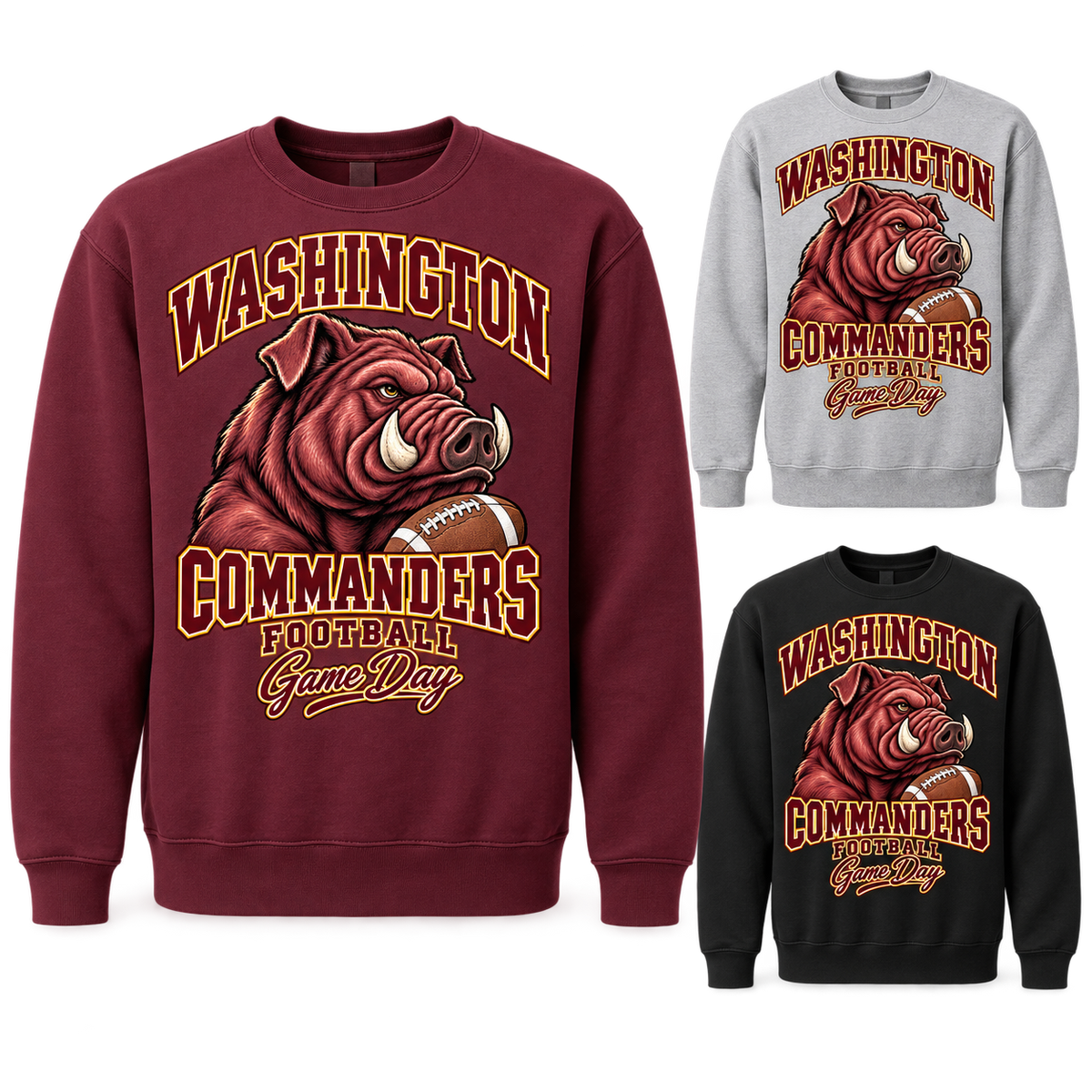 Washington Varsity Mascot Crewneck Sweatshirt — product thumbnail