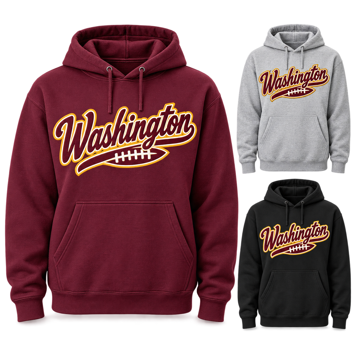 Washington Game Day Script Pullover Hoodie — product thumbnail