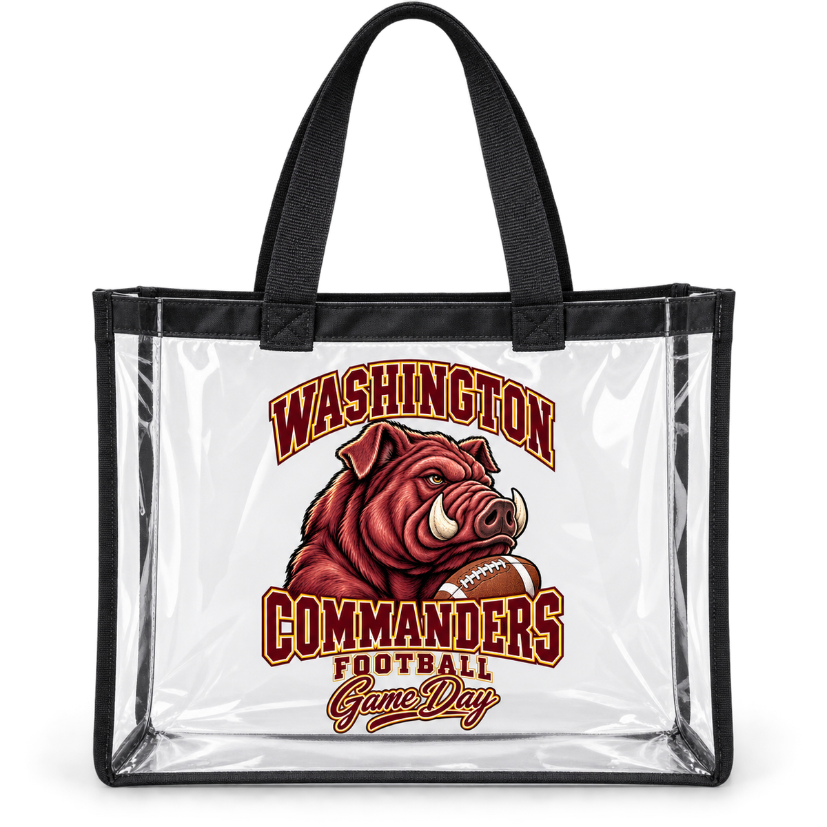Washington Game Day Clear Tote — product thumbnail