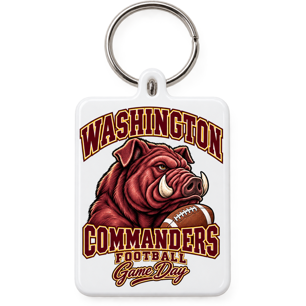 Washington Mascot Game Day Keychain — product thumbnail