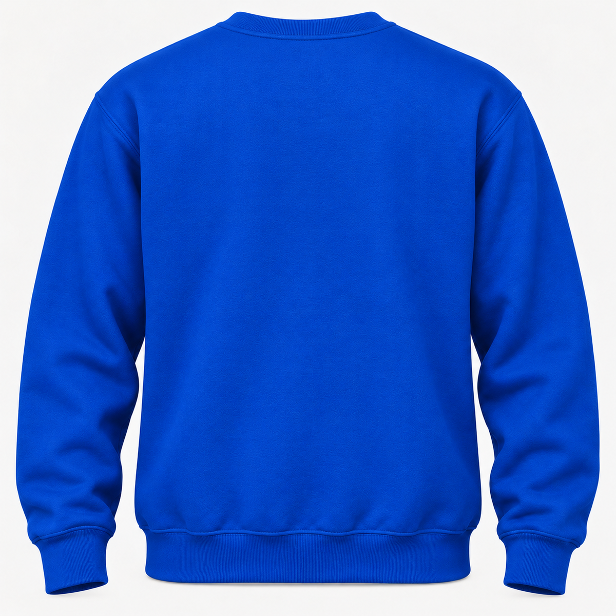 Royal Blue crewneck undecorated back
