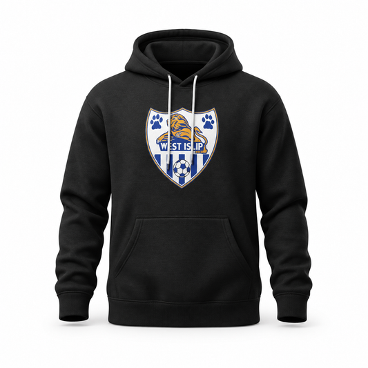 West Islip Lions Premium Hoodie — studio product view