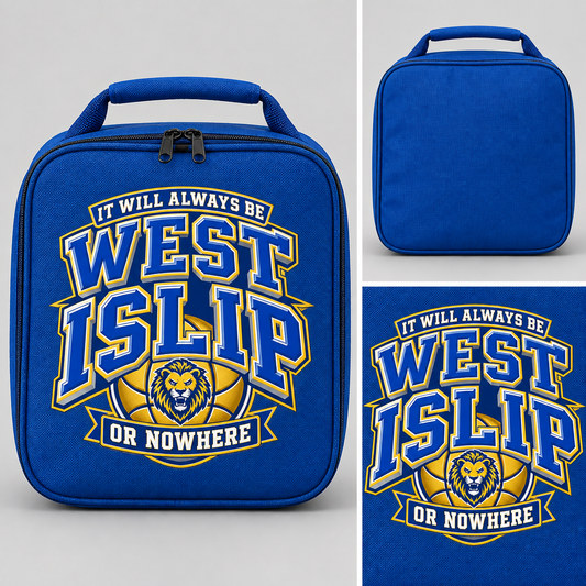 West Islip or Nowhere Courtside Crest Lunch Box; Royal Blue; product comparison views