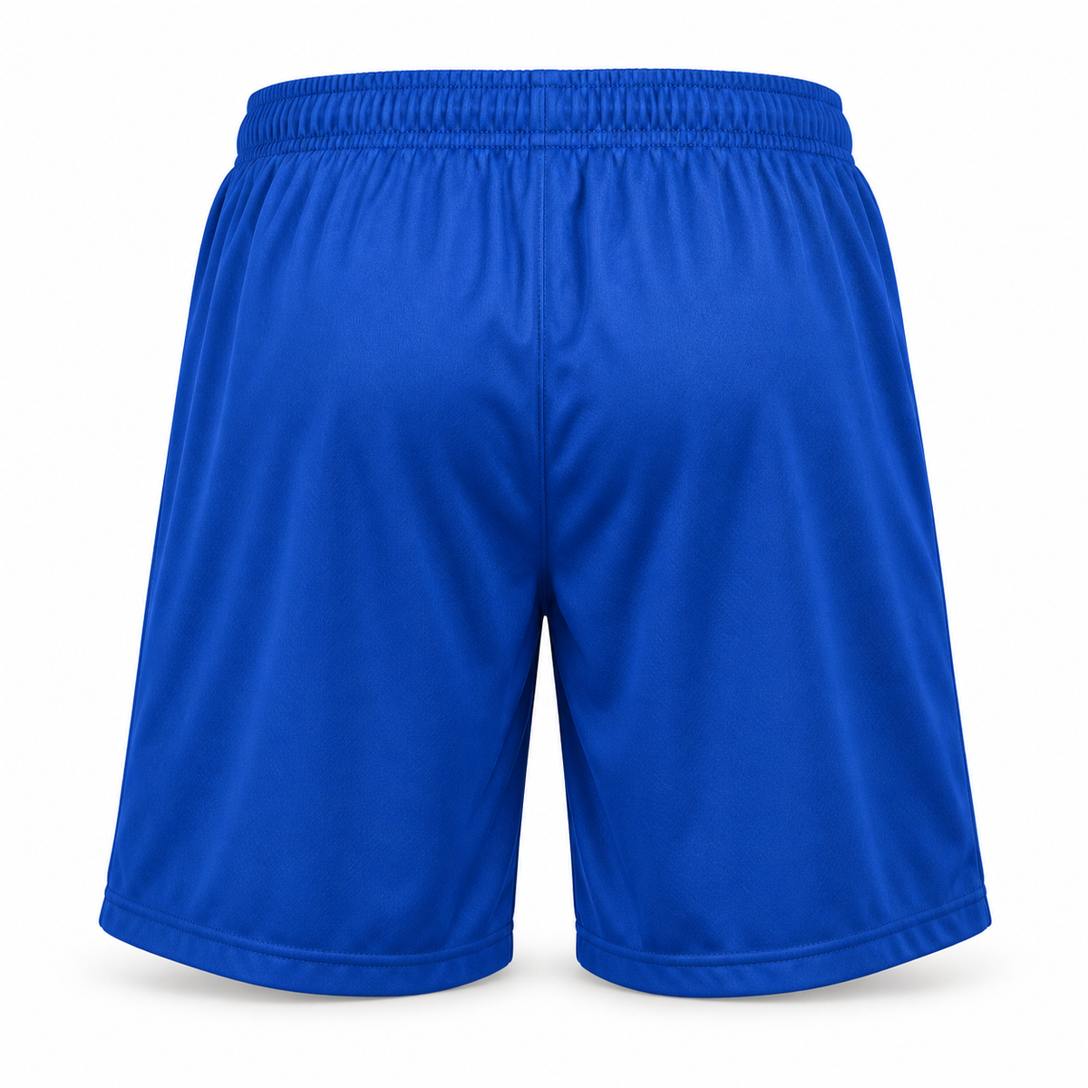 West Islip Volleyball Fierce Lion Performance Shorts — True Royal, back view