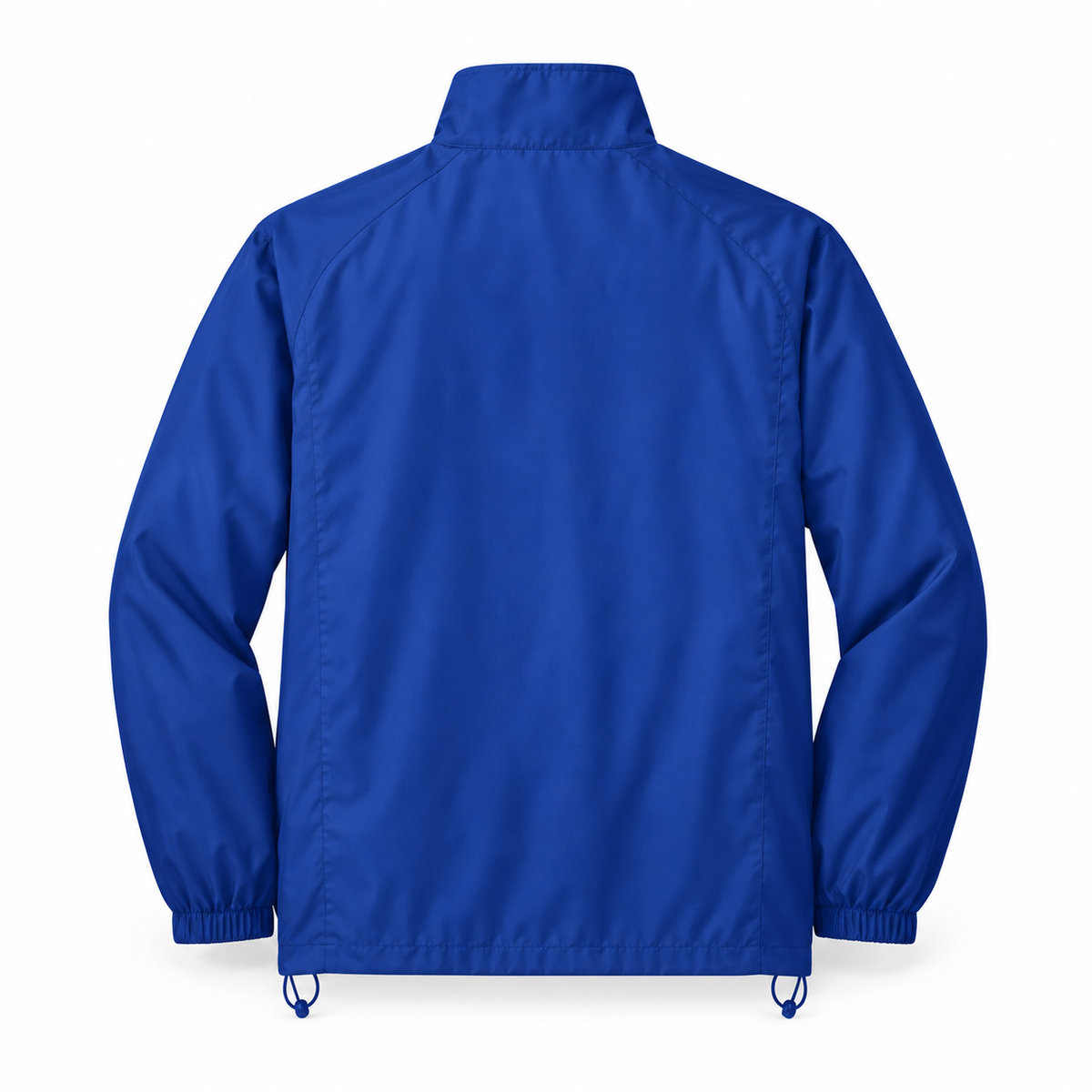West Islip Volleyball Fierce Lion Full-Zip Wind Jacket — True Royal, back view