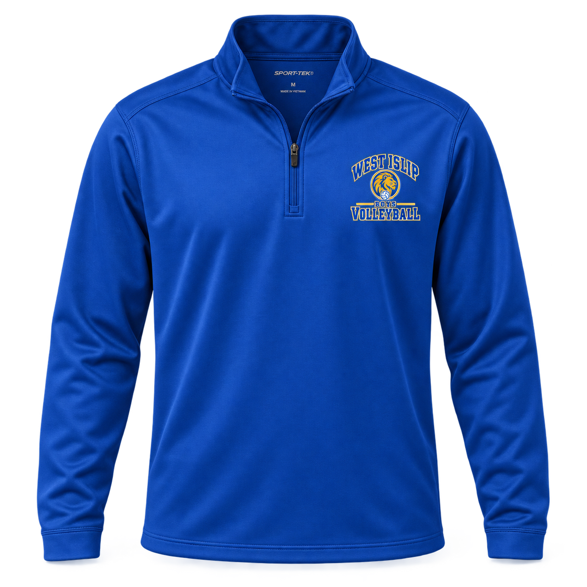 West Islip Boys Volleyball Varsity Crest Performance Quarter-Zip in True Royal