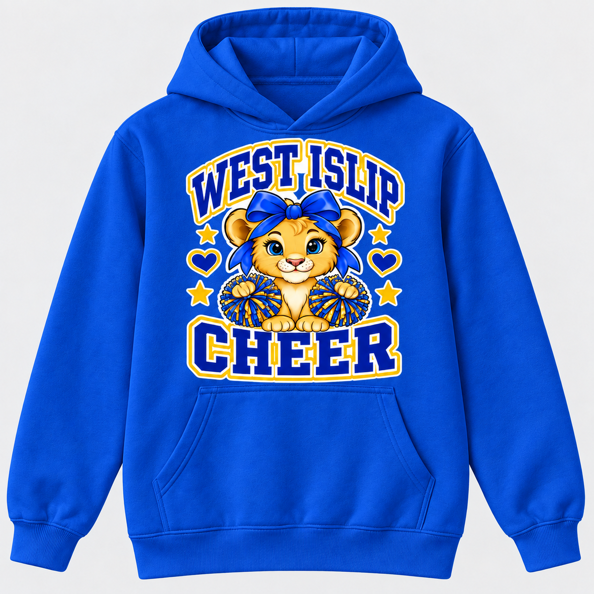 West Islip Cheer Little Lions hoodie in Royal Blue