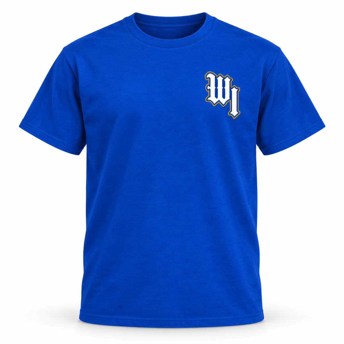 tee-royal-blue-white-front