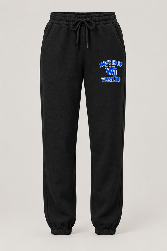 West Islip Wrestling Women's WI Varsity Joggers in Black