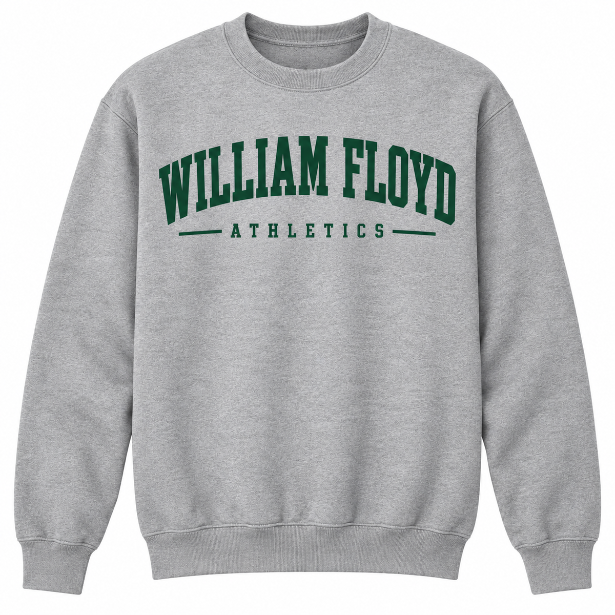 William Floyd Collegiate Athletics Unisex Crewneck — Heather Gray