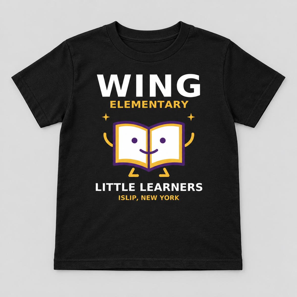 Black Wing Elementary Little Learners youth cotton tee
