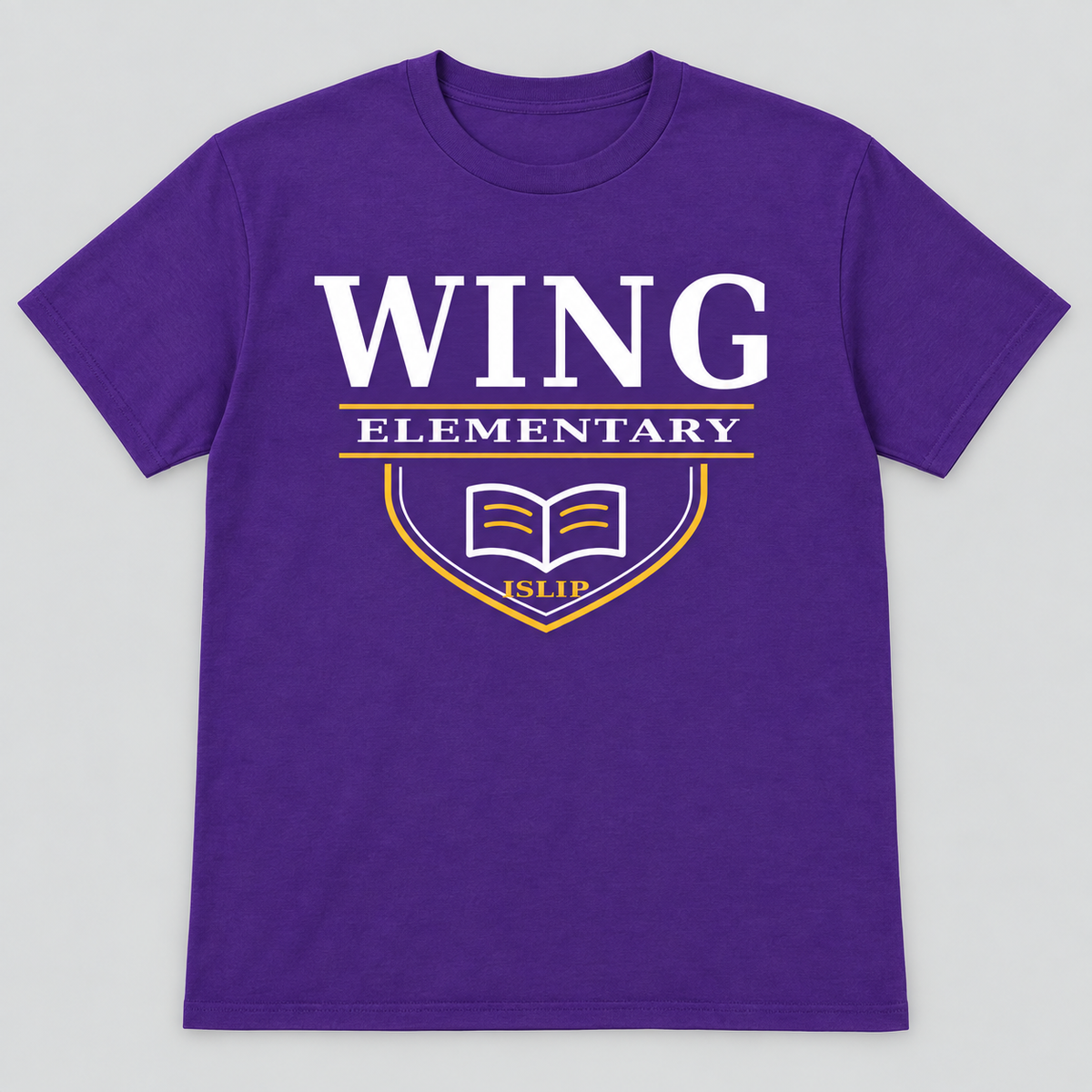 Purple Wing Elementary Collegiate Scholars Adult Tee