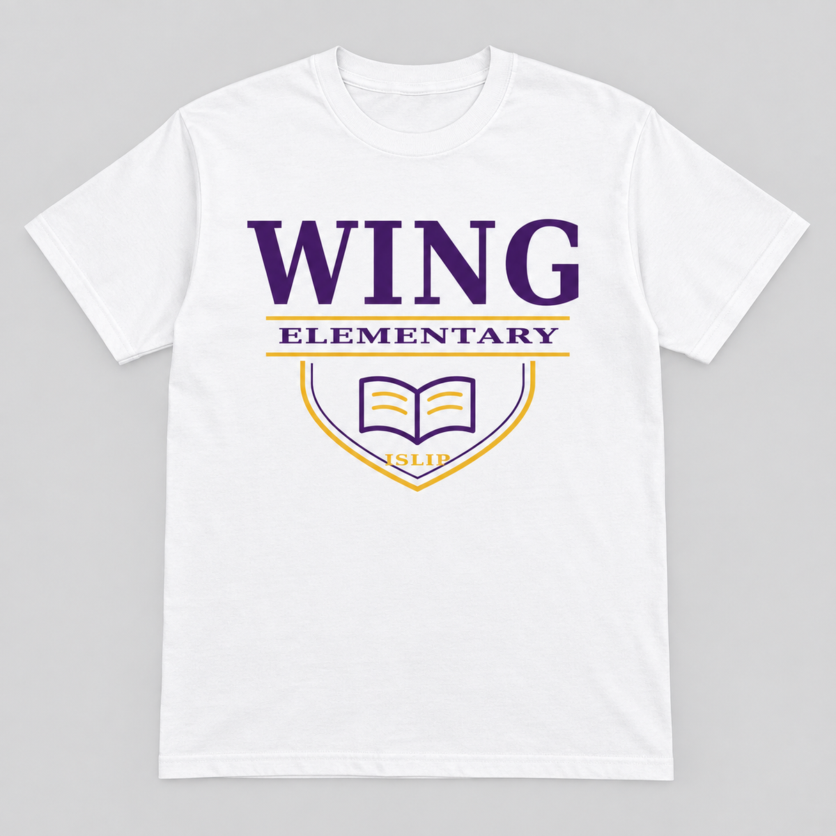 White Wing Elementary Collegiate Scholars Adult Tee