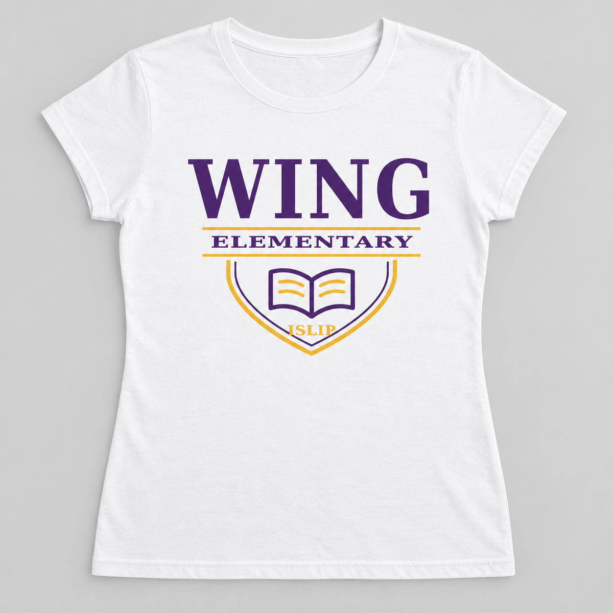 White Wing Elementary Collegiate Scholars Women's Crewneck Tee