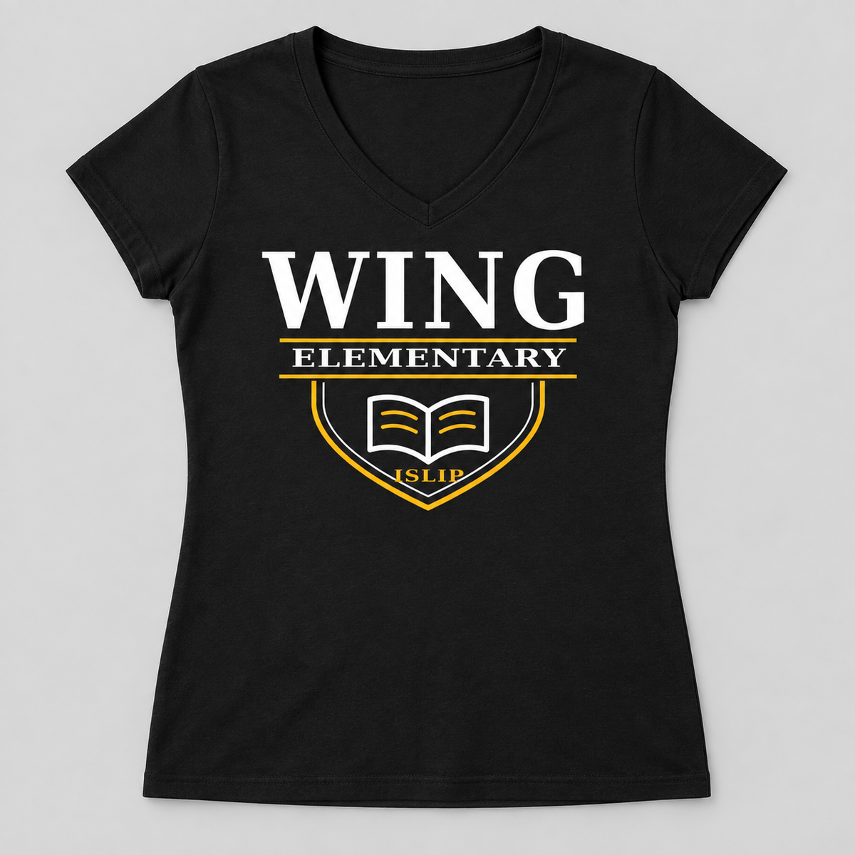 Black Wing Elementary Collegiate Scholars Women's V-Neck Tee
