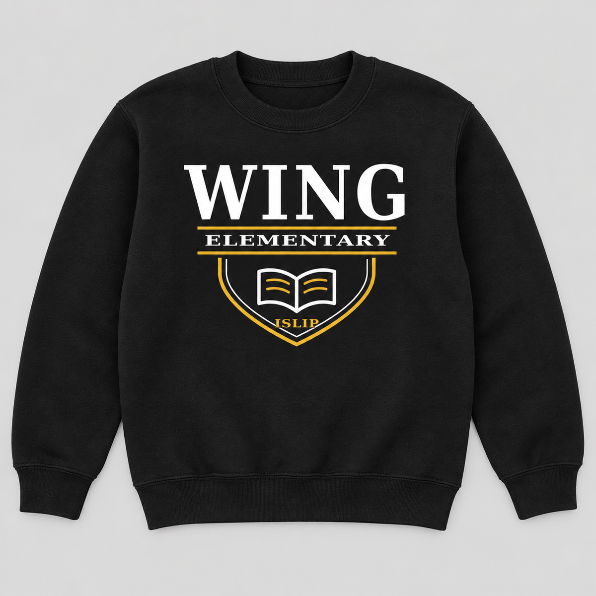 Black Wing Elementary Collegiate Scholars Youth Crewneck Sweatshirt