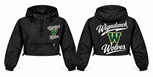 Wyandanch Wolves windbreaker front and back