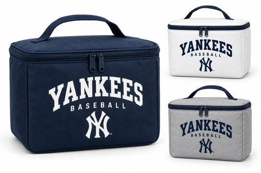 New York Yankees Baseball Original Insulated Lunch Bag — Navy, White, Gray