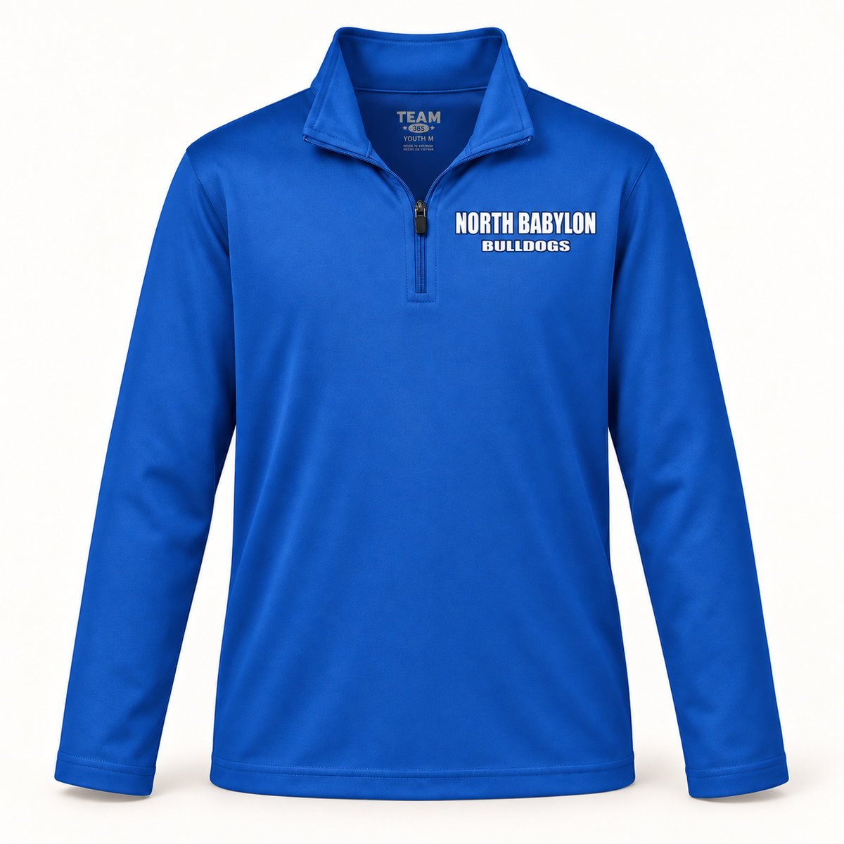 Youth North Babylon Quarter-Zip in Sport Royal, front view